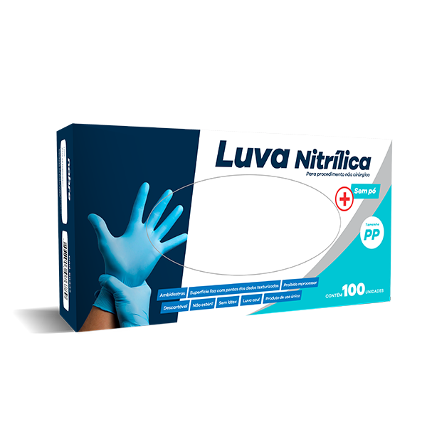 Luva Nitrílica P/ cirurgia